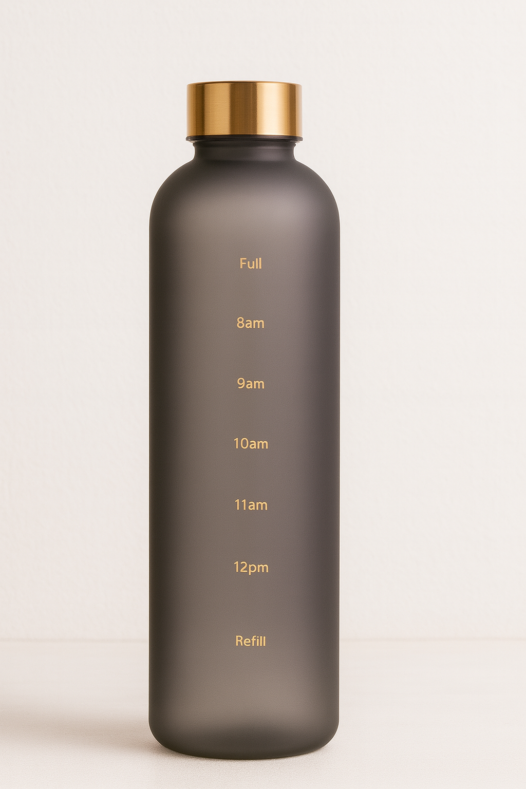 Trinkflasche Wasserflasche 1l, Trink Motivations Skala, leicht & auslaufsicher