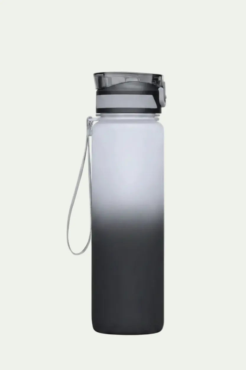 1 Liter Trinkflasche ohne Skala B-Ware mit Strohhalm