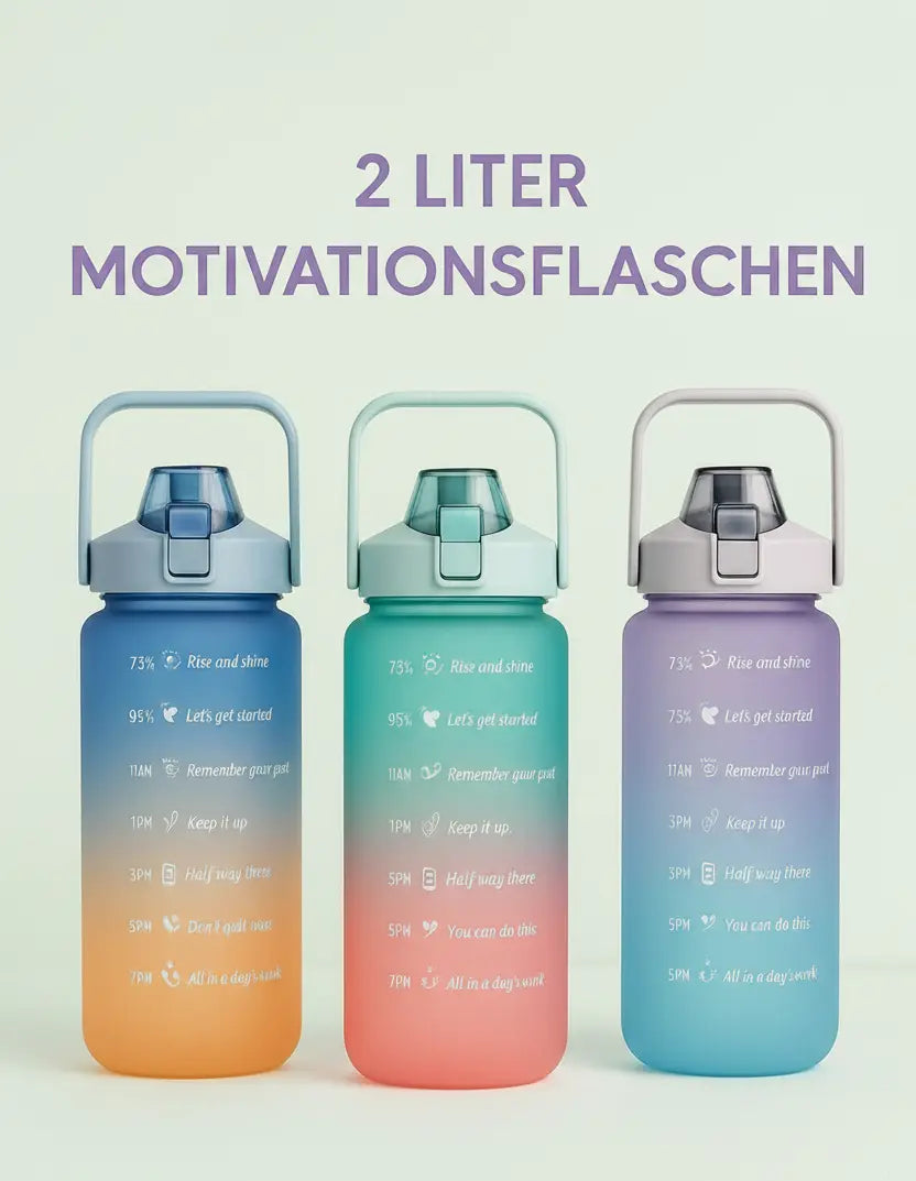 2L Motivationsflaschen –alle-Farben