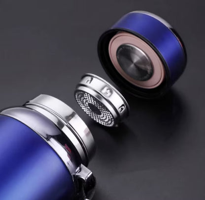 Thermoflasche Isolierflasche Edelstahl 0,8 l, stundenlang heiße & kalte Getränke