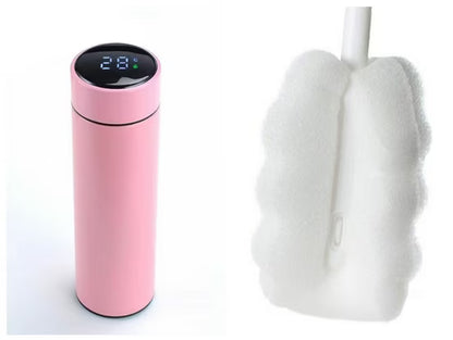 Thermoflasche Isolierflasche 500 ml, LCD Touch Temperaturanzeige, auslaufsicher