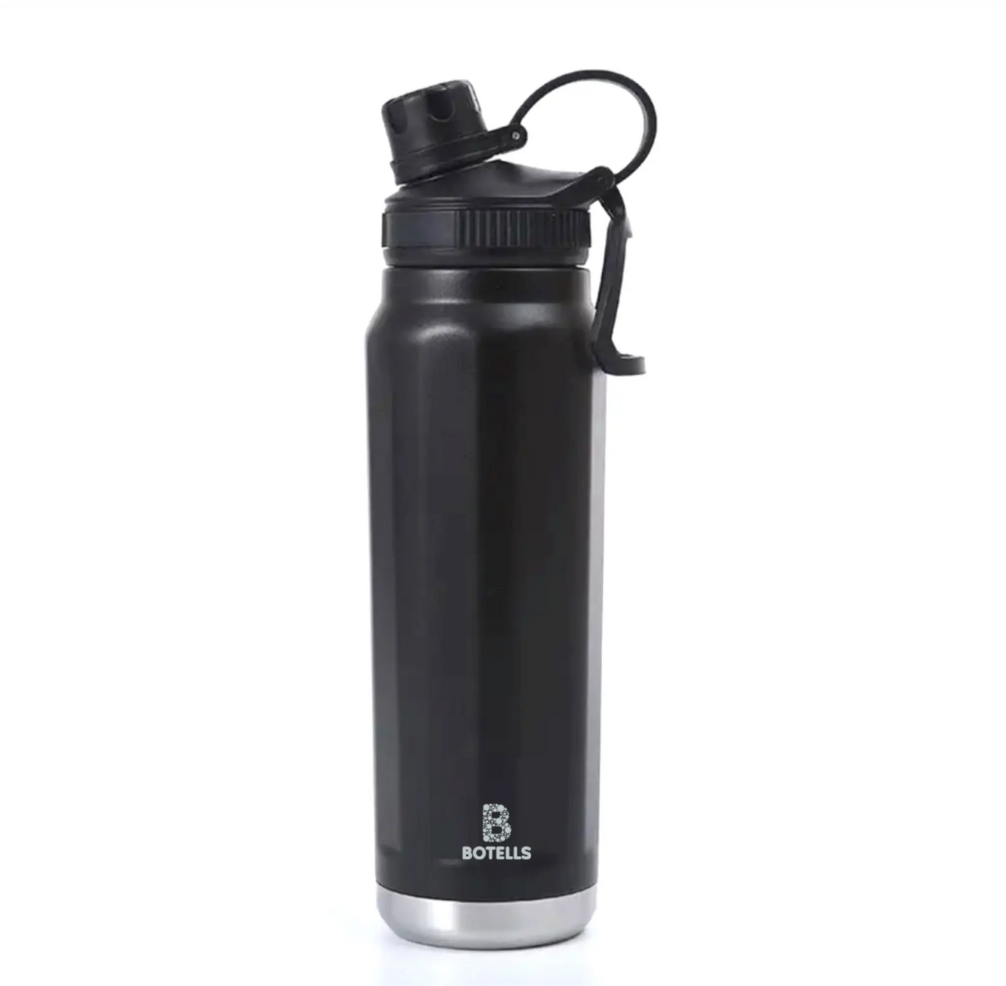 Thermosflasche aus Edelstahl 0,8 Liter - Thermos-Trink-Flasche mit Bügelverschluss, auslaufsicher Botells