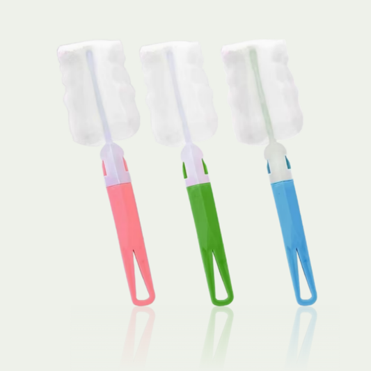 Reinigungsbürste Schaumstoffbürste für Flaschen, Gläser, sanfte, effektive Reinigung