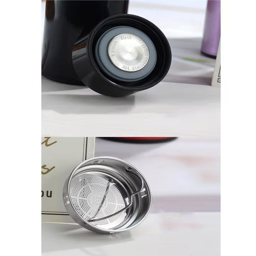 Thermoflasche Isolierflasche 500 ml, LCD Touch Temperaturanzeige, auslaufsicher