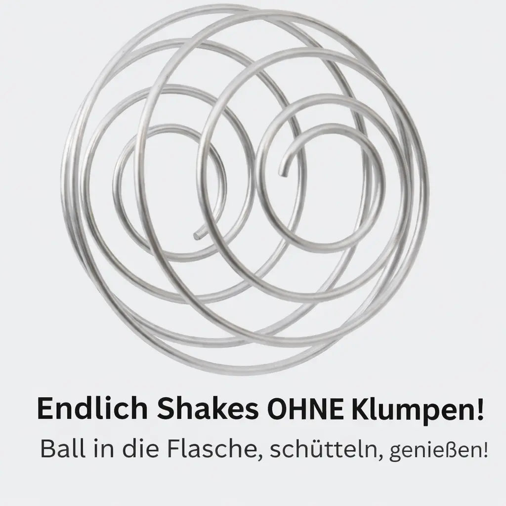 Protein-Shaker Ball für Klumpen freie Shakes-rostfreie Edelstahl Mix Bälle im 3er Set