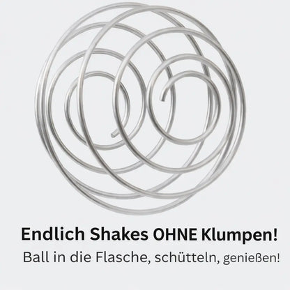 Protein-Shaker Ball für Klumpen freie Shakes-rostfreie Edelstahl Mix Bälle im 3er Set