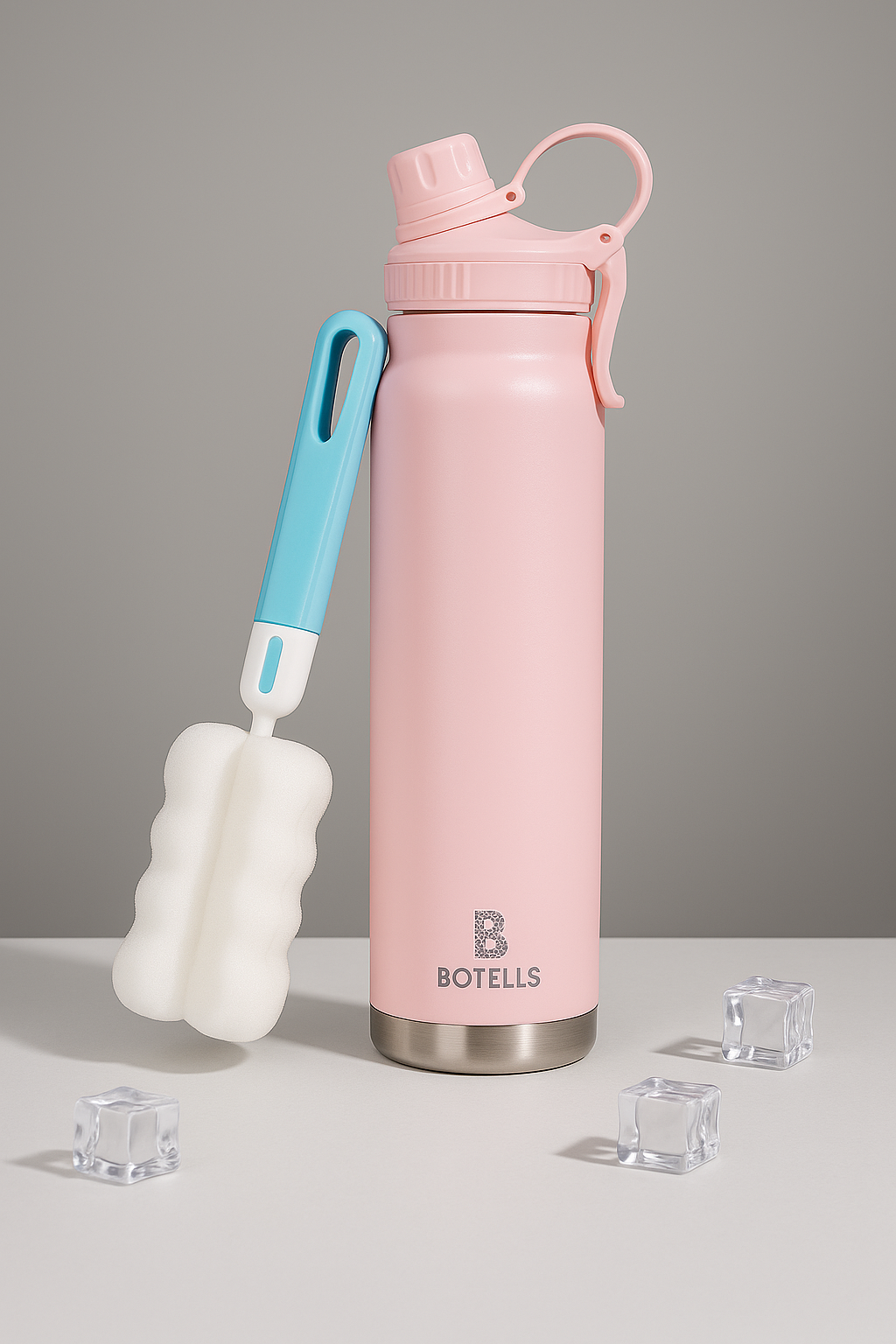 Thermoflasche Isolierflasche Edelstahl 800 ml, Sport Bügelverschluss, auslaufsicher