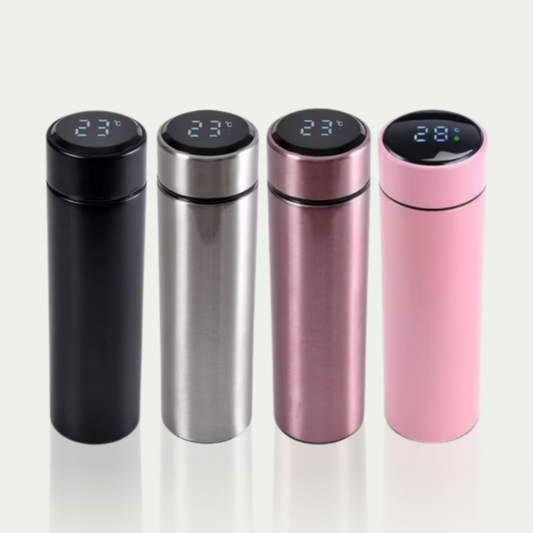 Thermoflasche Isolierflasche 500 ml, LCD Touch Temperaturanzeige, auslaufsicher