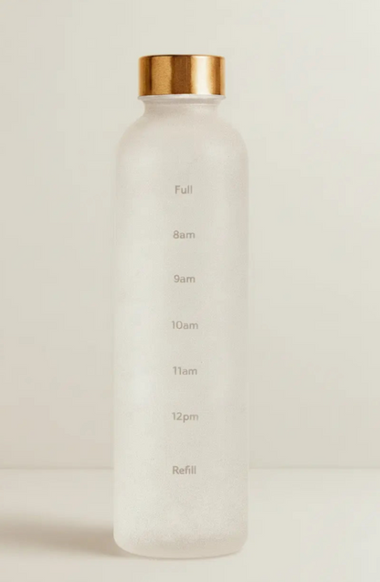 Wasserflasche_1Liter_Motivation_Weiß
