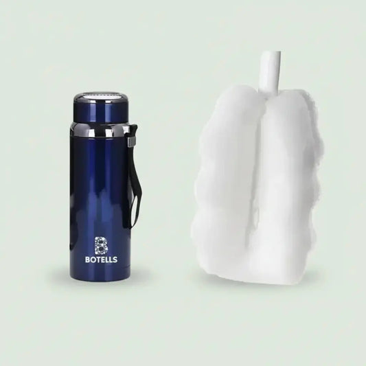 Flasche mit Reinigungsbürste