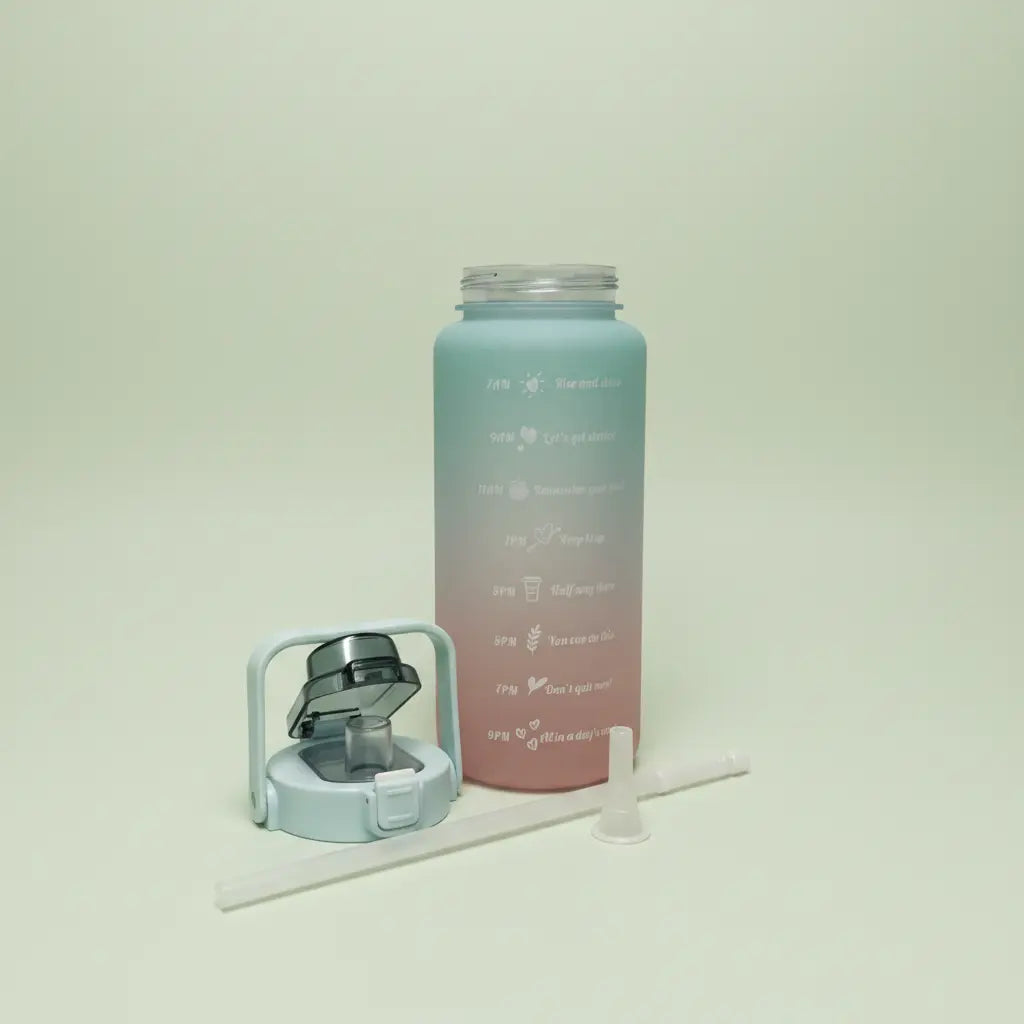 Motivational Water Bottle – Premium Product Shot