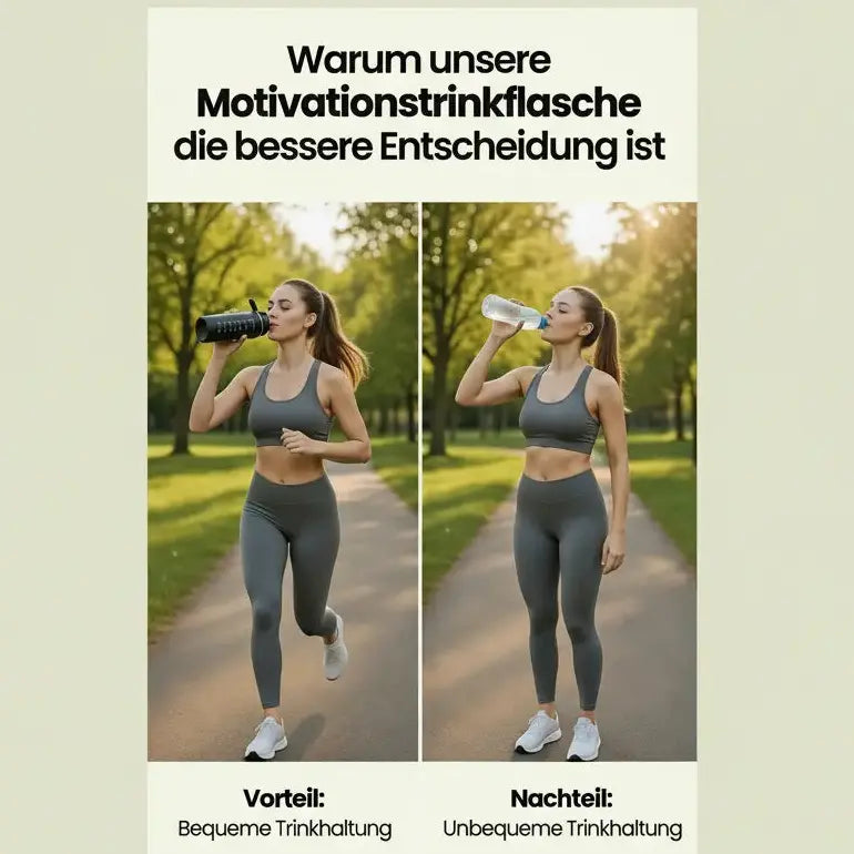 Trinkflaschen mit #eef1ea Hintergrund